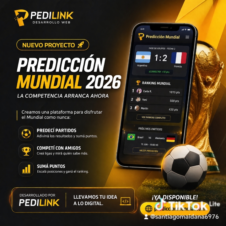 Predicción Mundial - Plataforma de predicciones deportivas